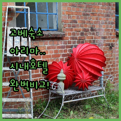 고베 숙소 추천 베스트 4곳 아리마 온천 료칸과 시내 호텔 비교 분석