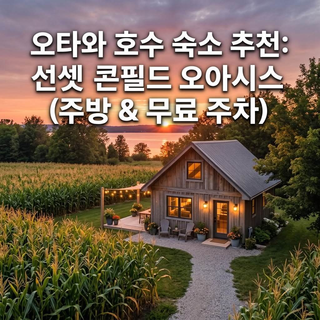 오타와 레이크 숙소 추천 주방과 무료 주차 갖춘 Sunset Cornfield Oasis