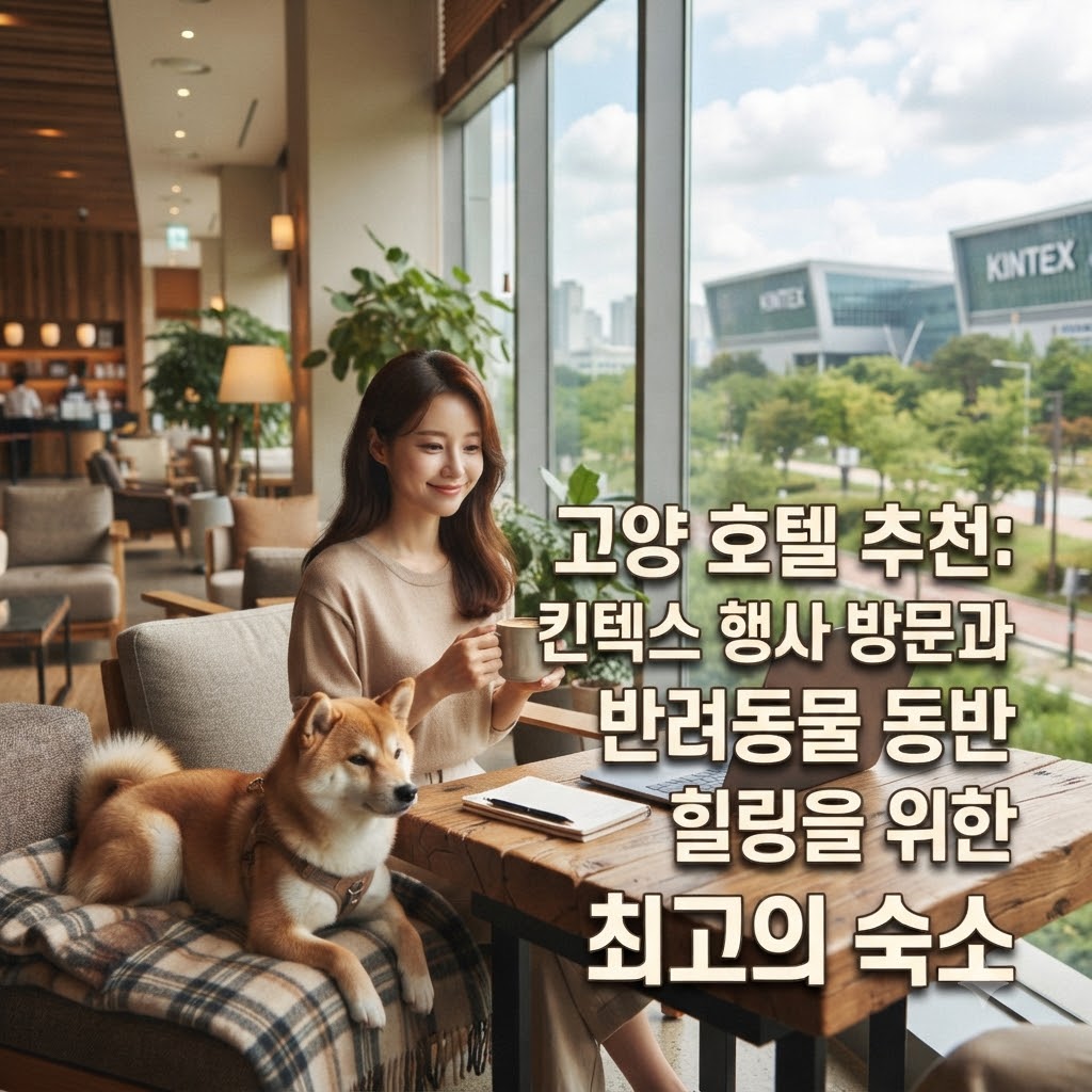 고양 호텔 추천 킨텍스 행사 방문과 펫 동반 휴식에 좋은 곳